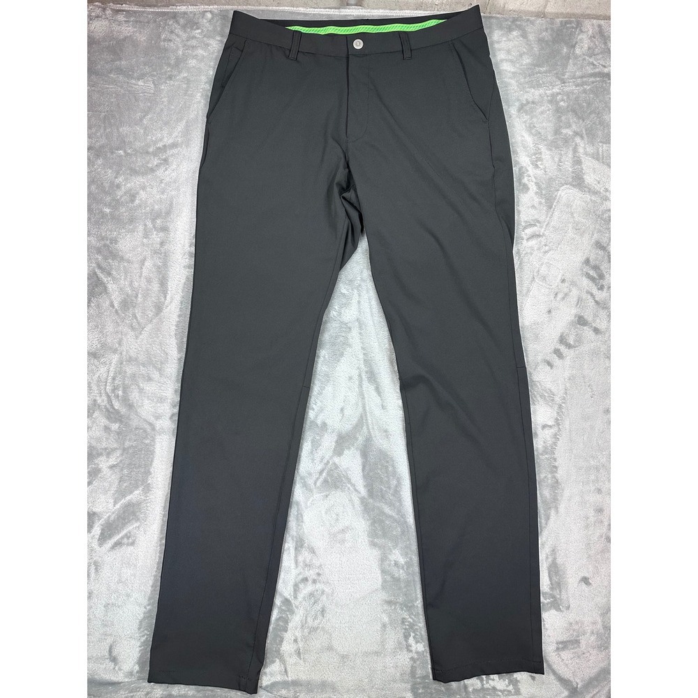 Bonobos Golf Mens Athletic Fit Pants Grey Performance Stretch 35/36 RN128054